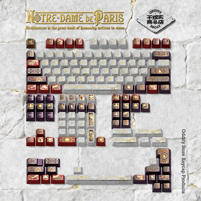 Notre-Dame Archive Keycap Set 1