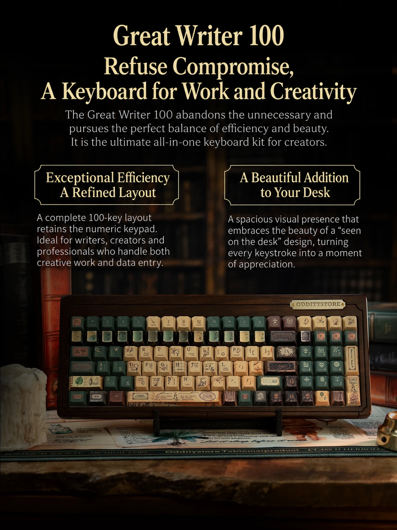 Great Writer 100 Keyboard Kit Product Details 2