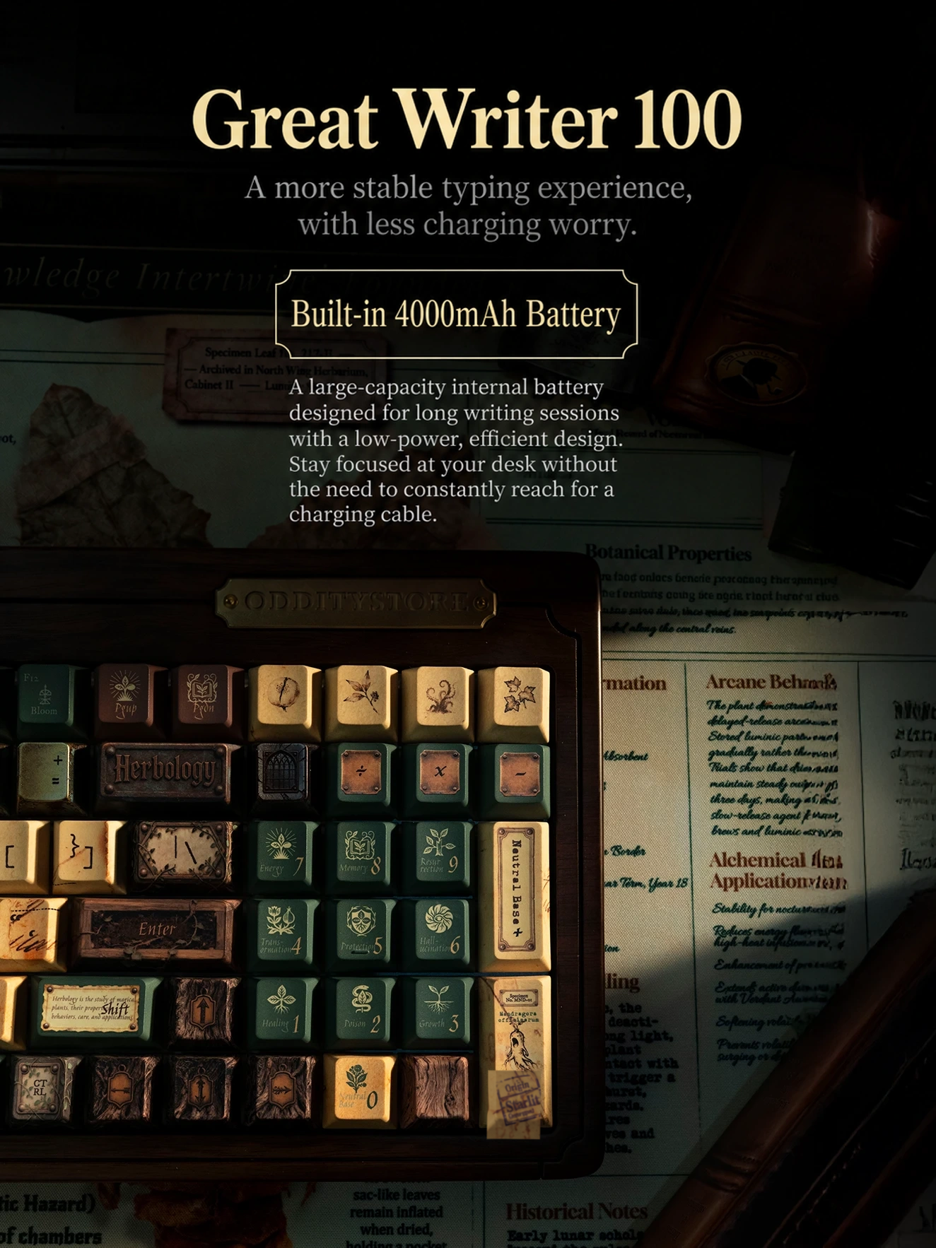 Great Writer 100 Keyboard Kit Product Details 10