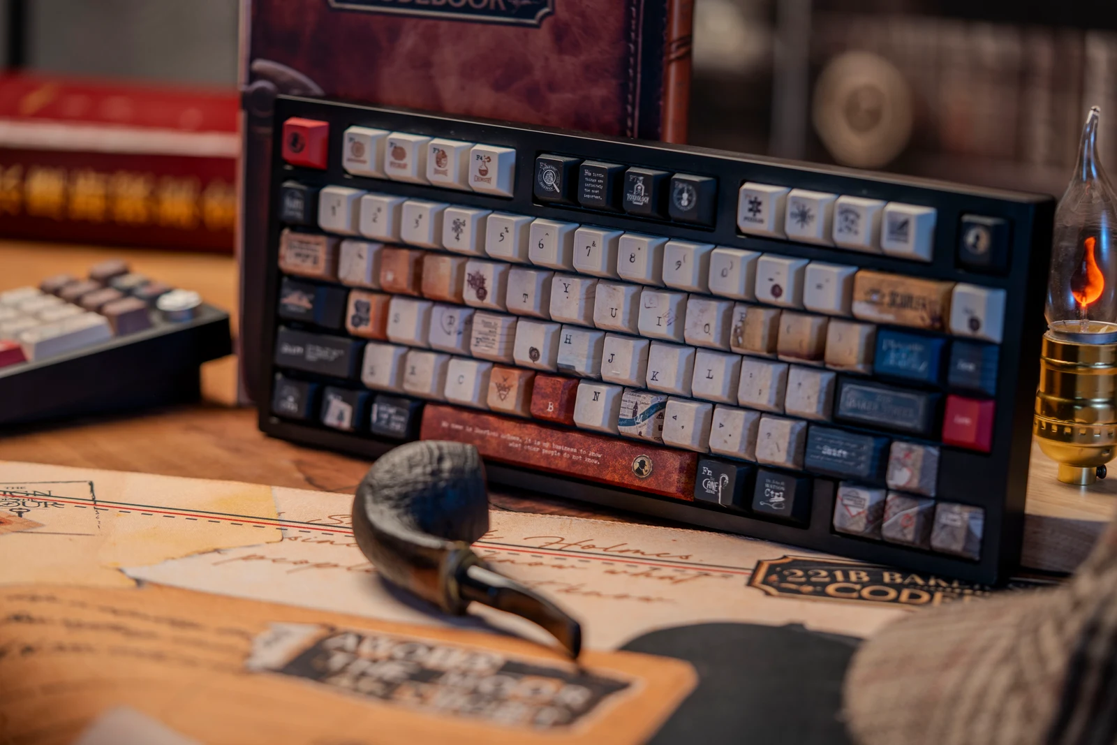 221B Cipher Notebook Keycap Set
