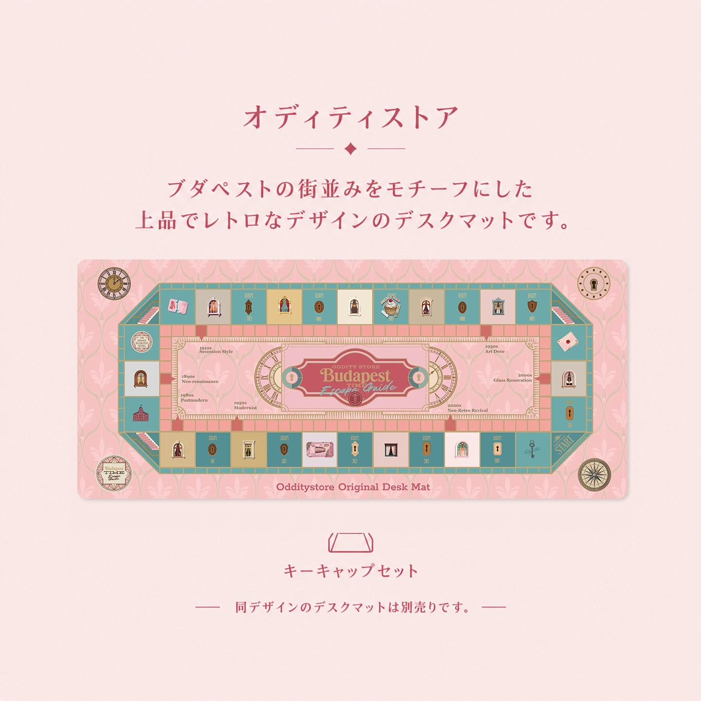 ブダペスト時空脱出ガイド キーキャップセット 6