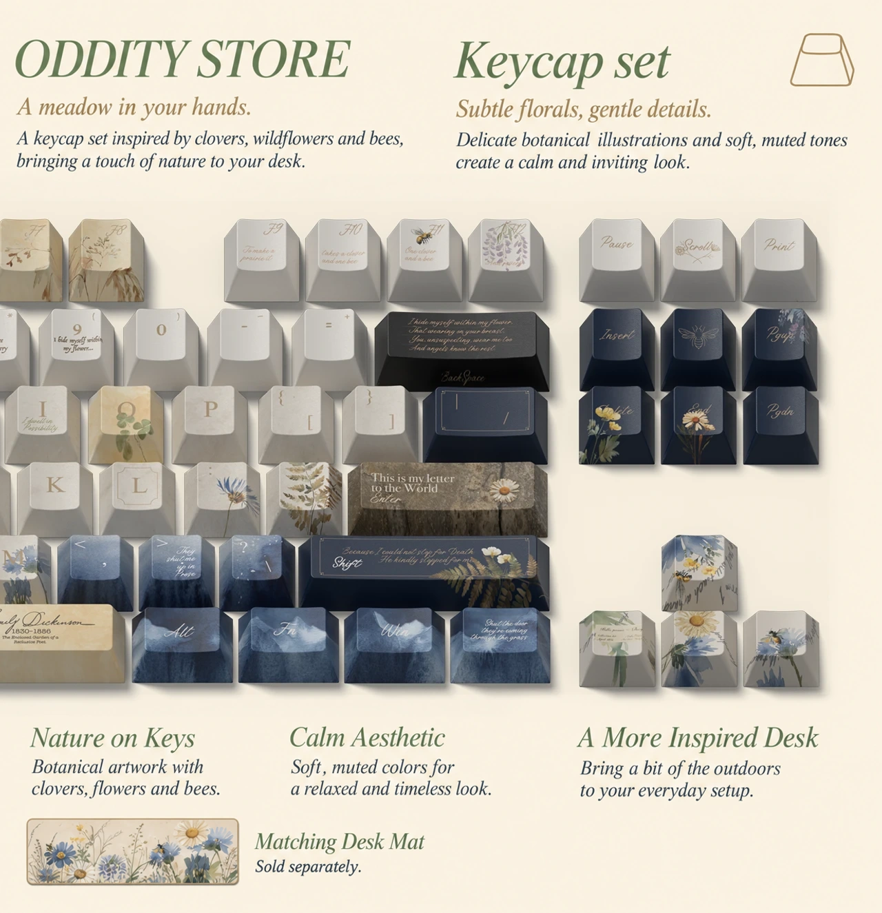 Sealed Garden Keycap Set 3