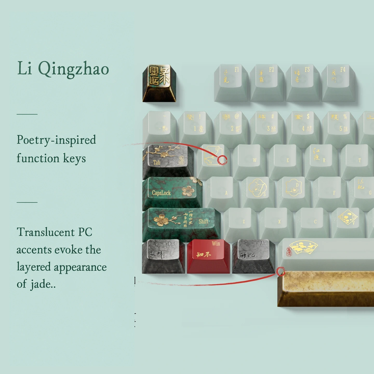 Jinshi Notes Keycap Set Product Details 2