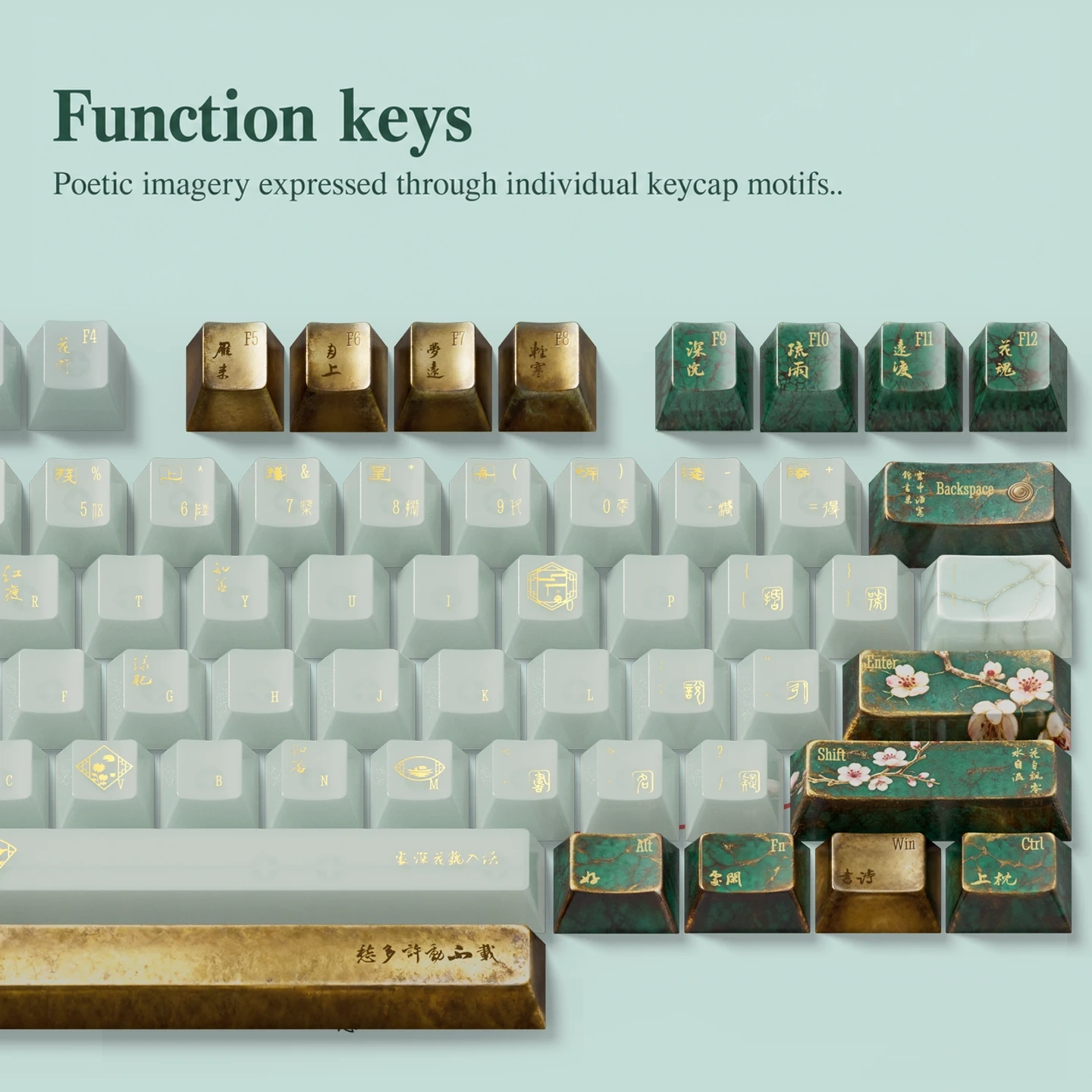 Jinshi Notes Keycap Set Product Details 3