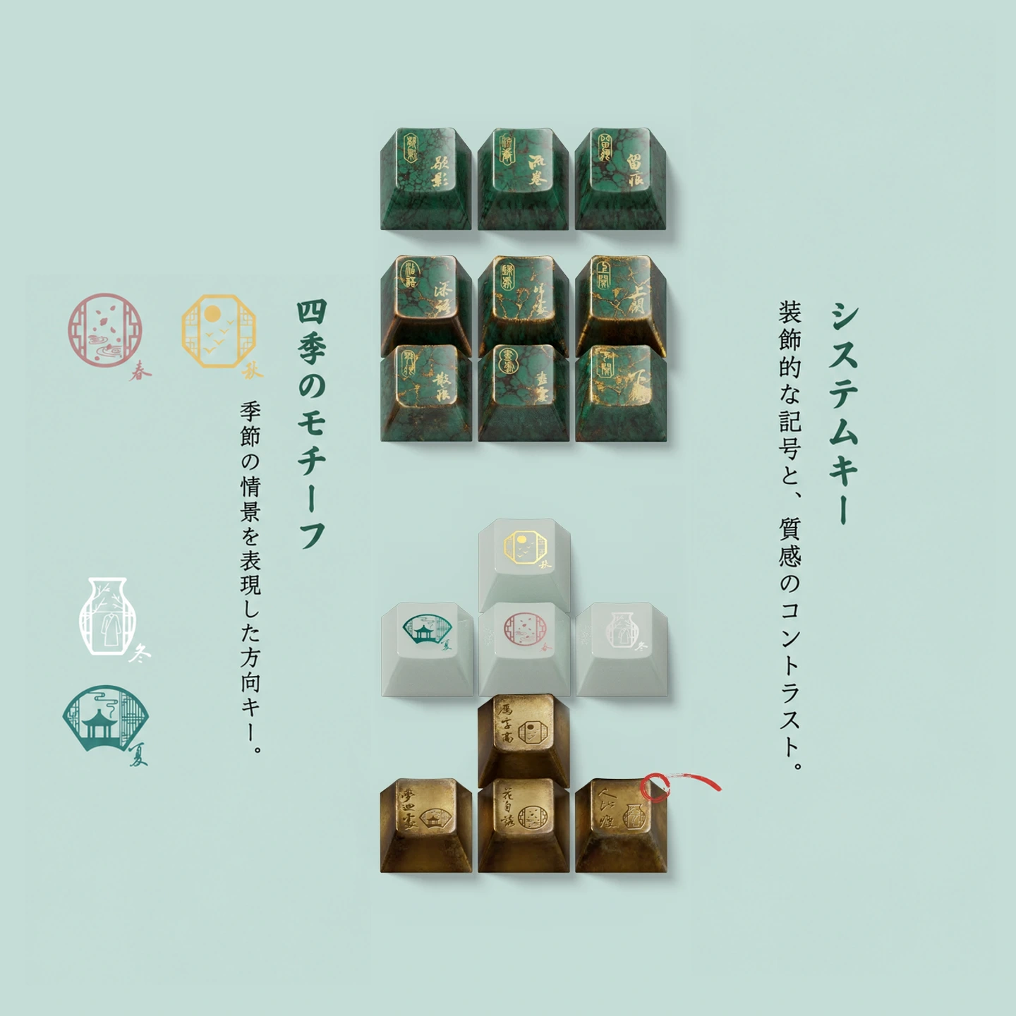 金石録ノート キーキャップセット 製品詳細 5