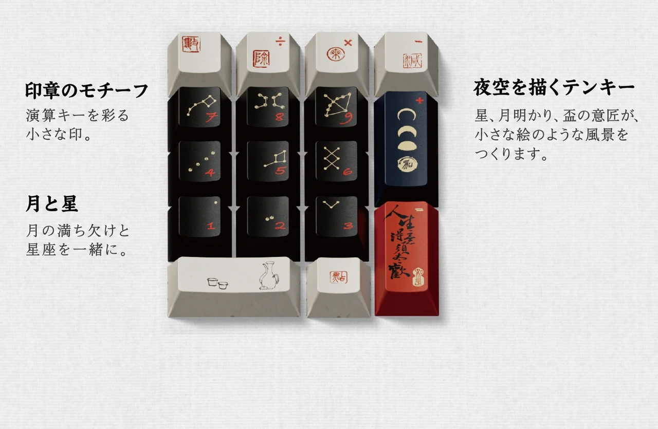 注ぐワインのキーキャップ 製品詳細 5