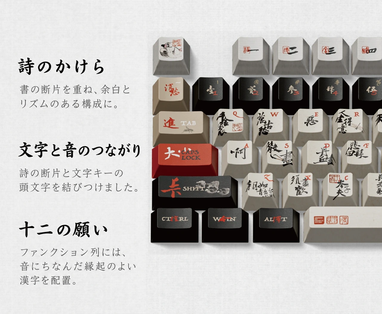 注ぐワインのキーキャップ 製品詳細 3