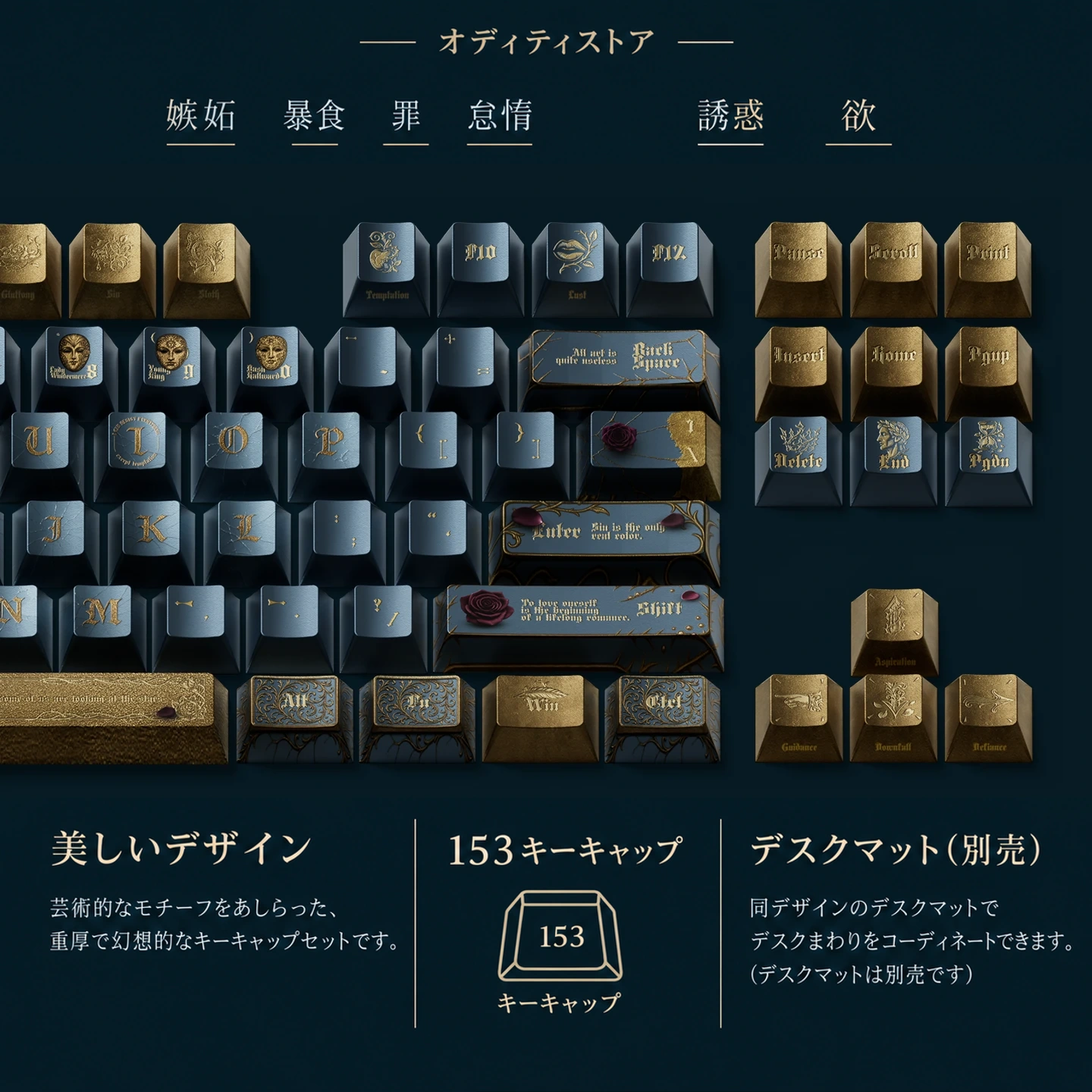 ワイルド 美と哀しみ キーキャップ 製品詳細 3