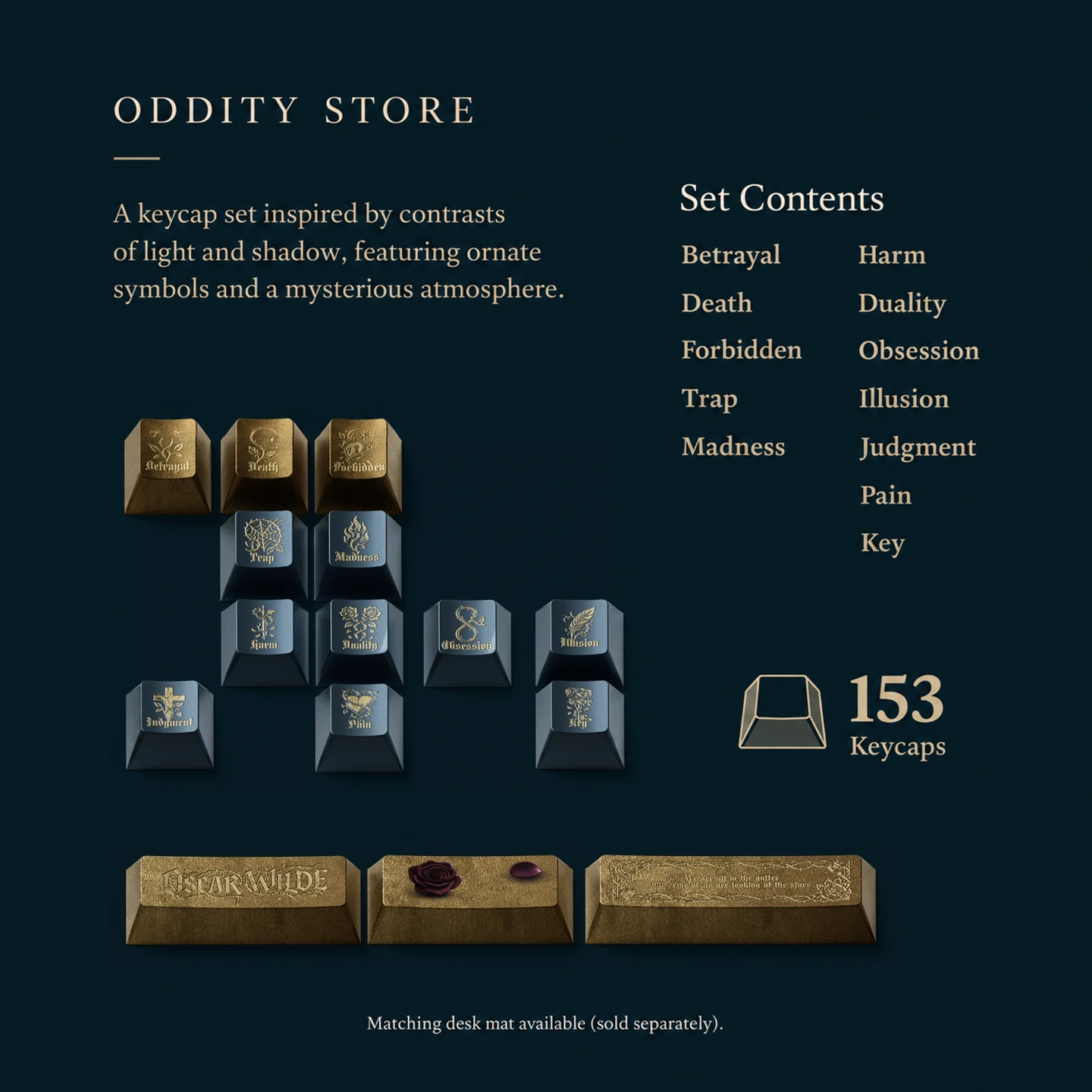Wilde Beauty and Sorrow Keycap Product Details 5