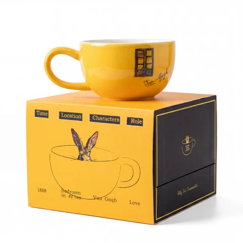 Van Gogh Bedroom Mug Packaging & Contents 4