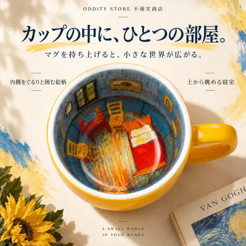 ゴッホの寝室マグ 商品画像 2